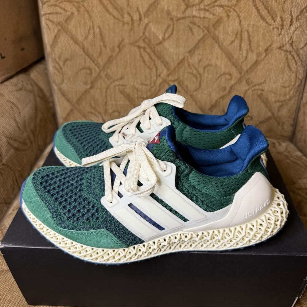 adidas Consortium Ultra 4D Packer Shoes Forest Navy G55226 Men's Size 8 Sneakers - Picture 2 of 10